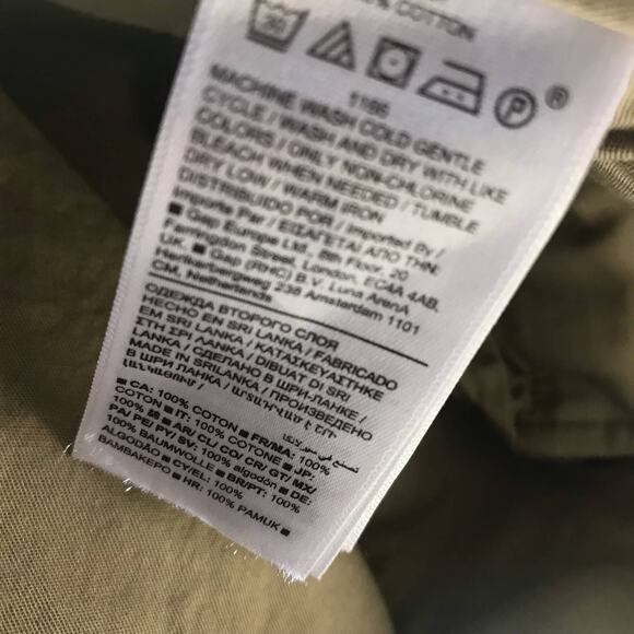 NEW Banana Republic Tan Trouser Straight Fit Cotton Pants Men’s Size 38 NWT $100 - Picture 8 of 8